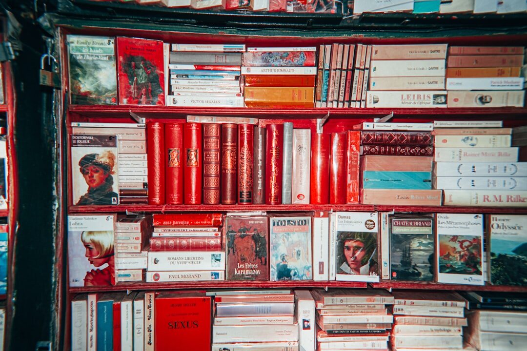 stack of thriller books